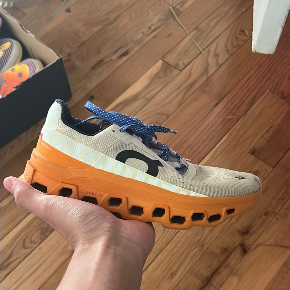 ON Running Women Cloud Monster Orange Shoes